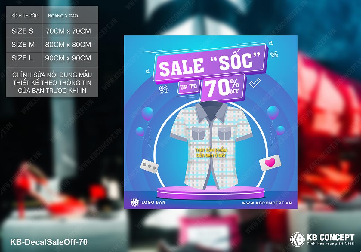 Decal sale off to, mẫu banner SALE Sốc up to cực hot