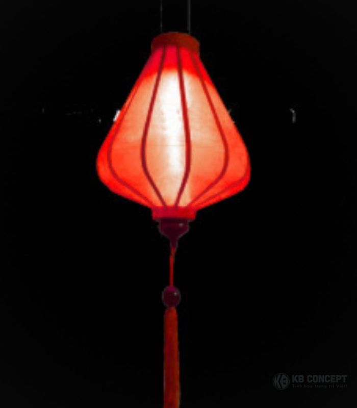 Lồng đèn Hội An kim cương phi bóng