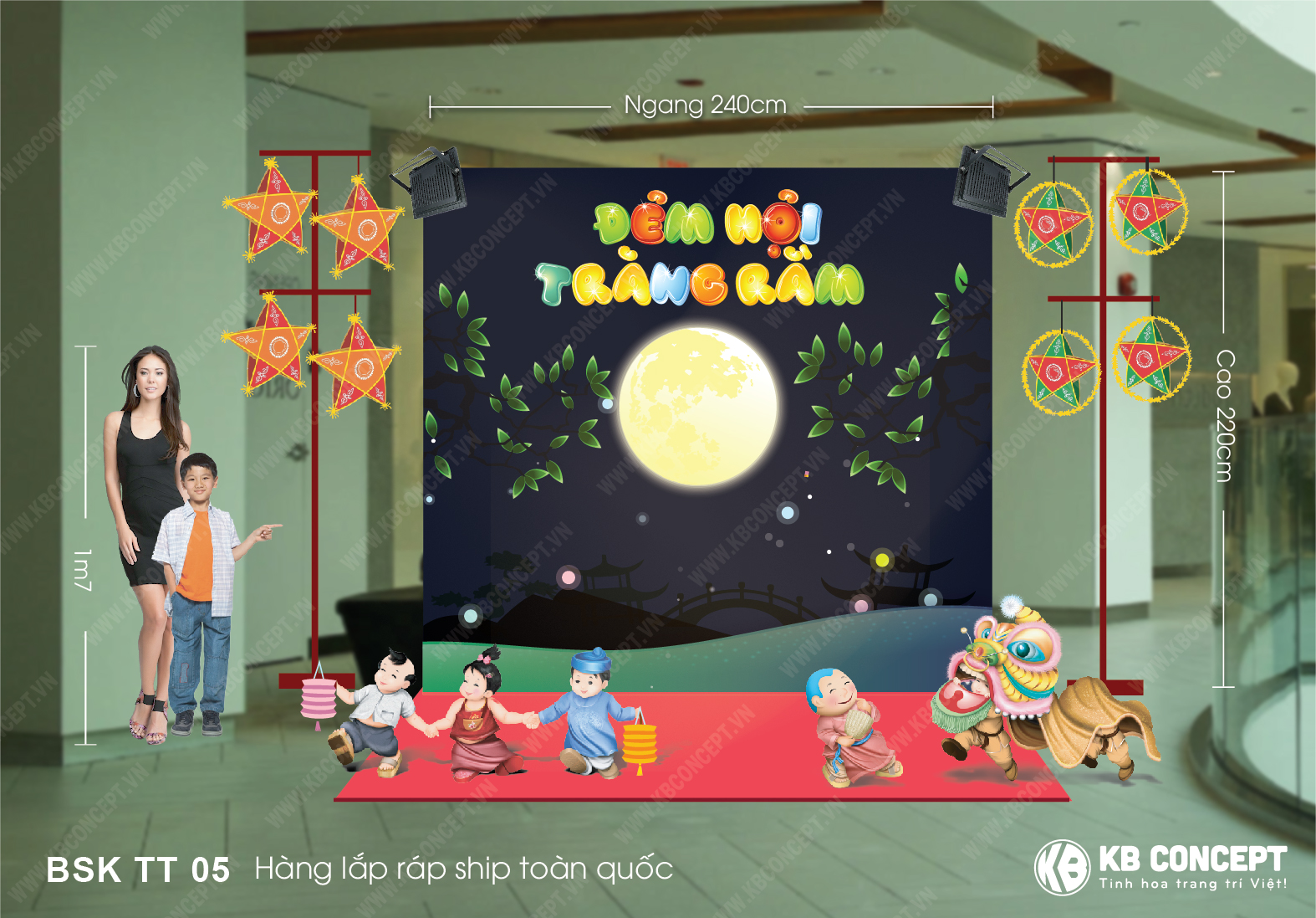 Tiểu cảnh Đêm Hội Trăng Rằm_BSK TT 05